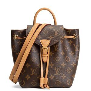 Authentic Louis Vuitton Montsouris BB Backpack Monogram Includes Dust Bag
